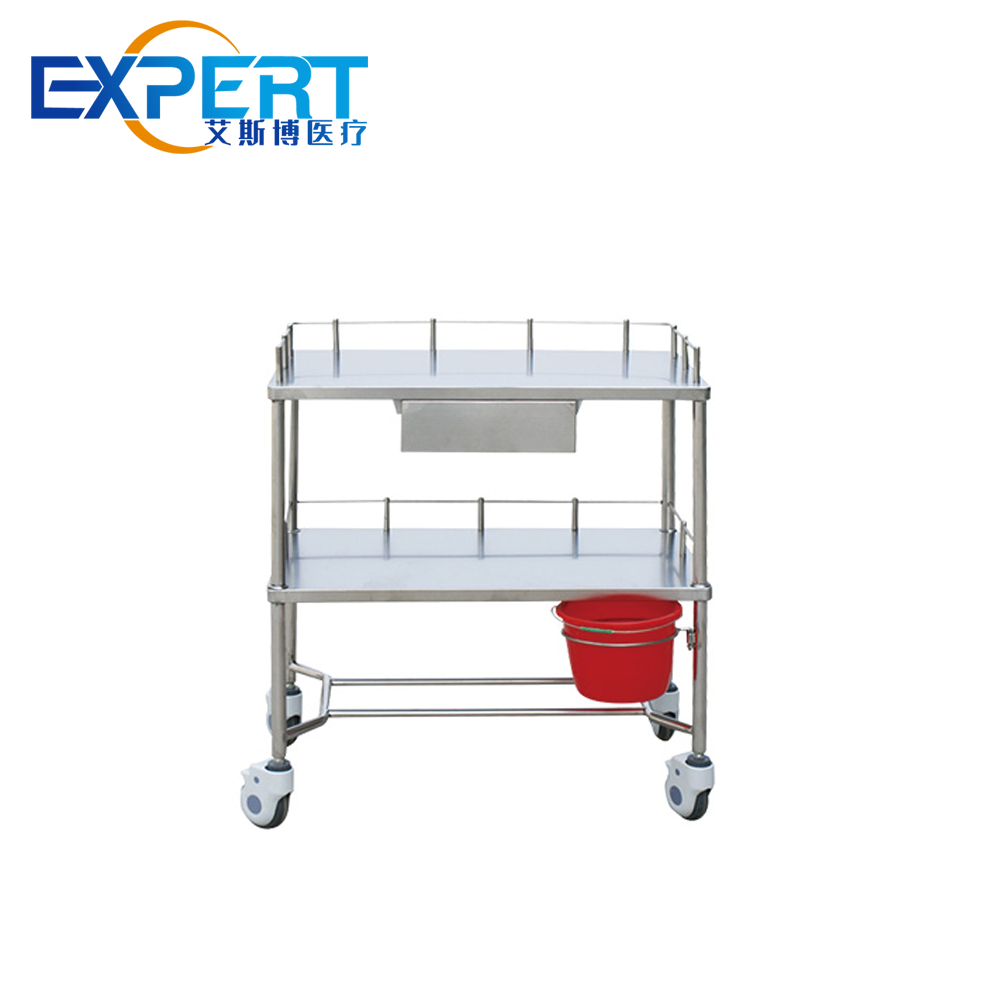 Stainless steel treatment cart