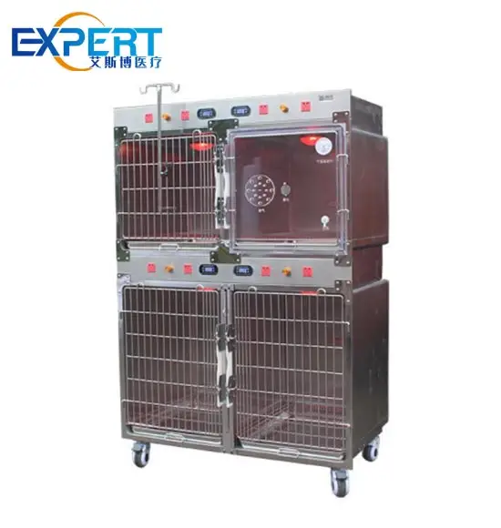 gaiolas de oxigênio veterinárias