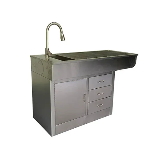 Veterinary Stainless Steel Multifunctional Disposal Table C8 - immagine 2