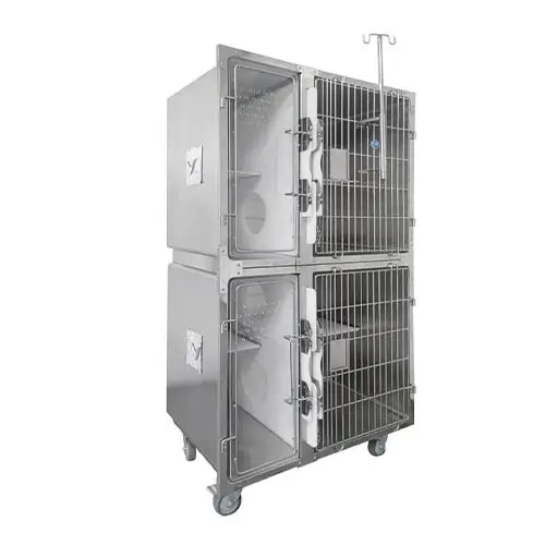 Veterinärkäfige aus Edelstahl